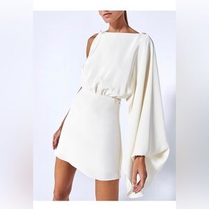 Alexis Wesley Dress in crème Sz Medium